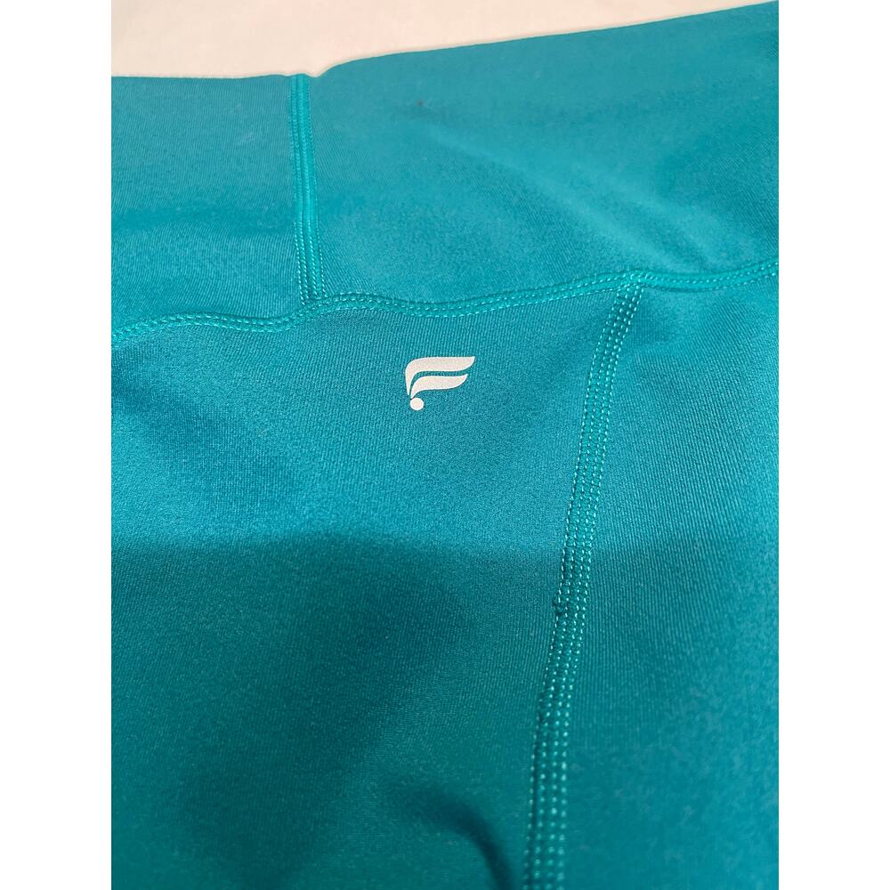 Fabletics Dark Teal Capri Leggings - Size Large - Picture 8 of 9